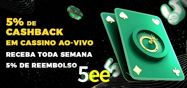 Promoções do cassino ao Vivo 5ee